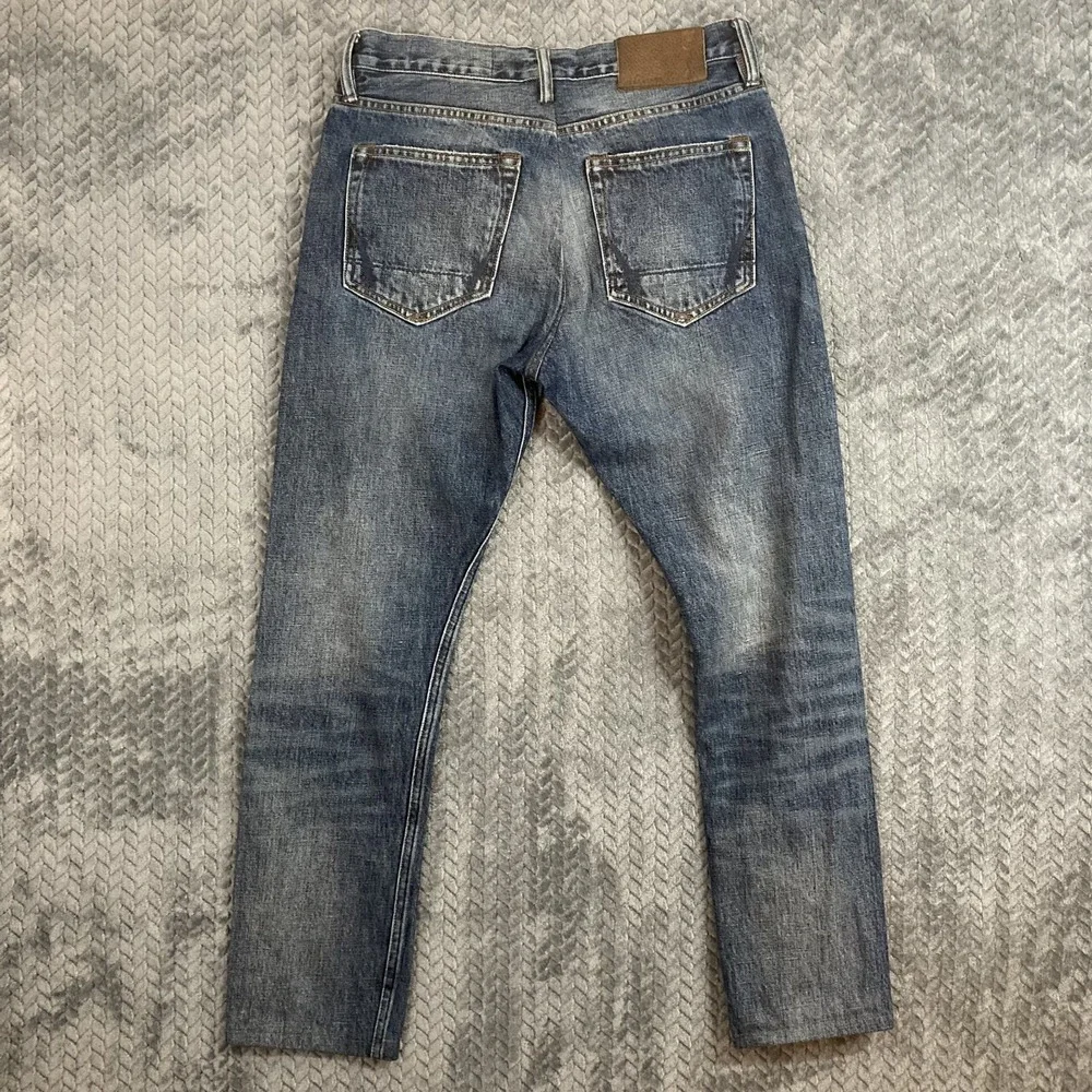 AllSaints Jeans Mens 30 Iggy Fit Blue Medium Wash Button Fly EUC